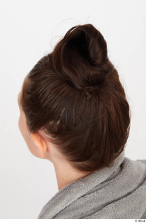 Groom references Vanessa Angel  002 ballet bun brown long…